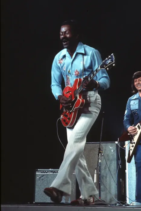 Framed Print : Chuck Berry Performing Framed Print : Chuck Berry Performing