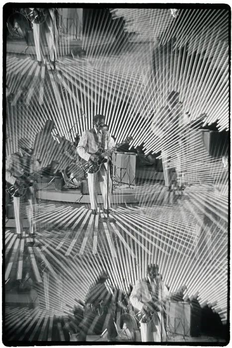 : Chuck Berry Performing During Television Show Taping : Chuck Berry Performing During Television Show Taping