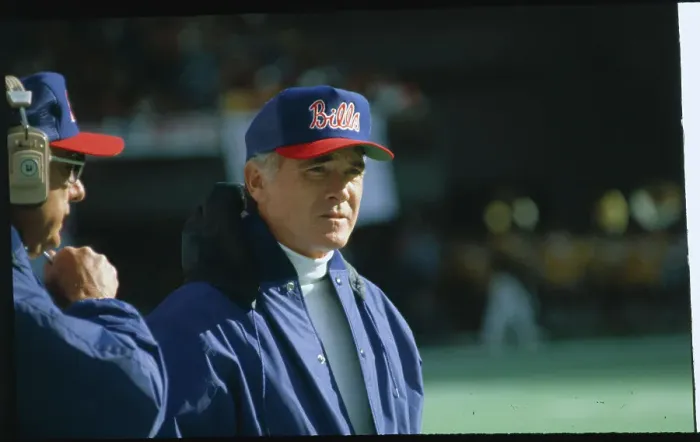 Framed Print : Chuck Knox Coaching
