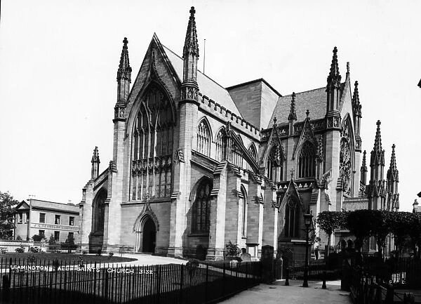 Church. circa 1910: All Saints Church, Leamington