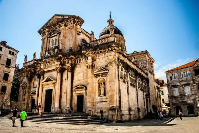 Framed Print : Church. Dubrovnik old city, Croatia