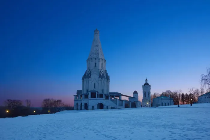 Framed Print : The Church of the Ascension in Kolomenskoye in winter Framed Print : The Church of the Ascension in Kolomenskoye in winter