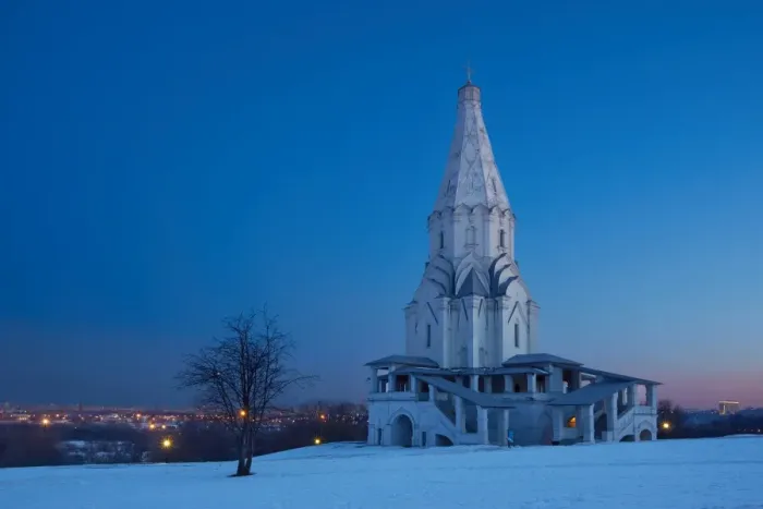 Framed Print : The Church of the Ascension in Kolomenskoye in winter Framed Print : The Church of the Ascension in Kolomenskoye in winter