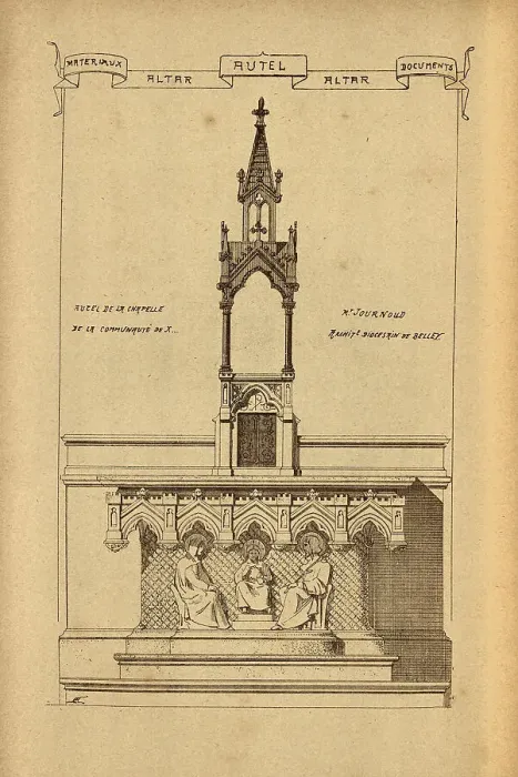 Framed Print : Church, ecclesiastical architecture, Altar, History of architecture, decoration and design, art, French, Victorian, 19th Century Framed Print : Church, ecclesiastical architecture, Altar, History of architecture, decoration and design, art, French, Victorian, 19th Century