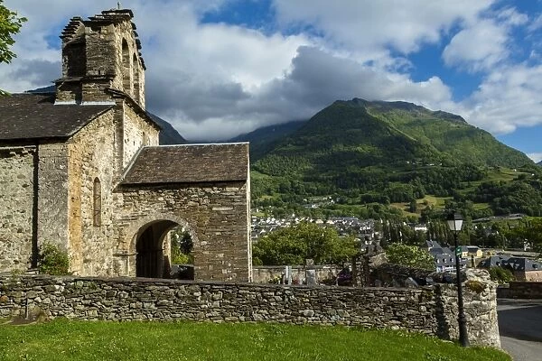 The church at Esquieze Sere, Hautes Pyrenees, France