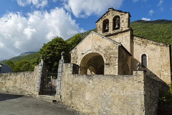 The church at Esquieze Sere, Hautes Pyrenees, France