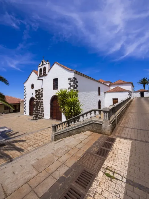 Framed Print : Church of Garafia, Plaza Baltazar Martin, Santo Domingo de Garafia, La Palma, Canary Islands, Spain Framed Print : Church of Garafia, Plaza Baltazar Martin, Santo Domingo de Garafia, La Palma, Canary Islands, Spain