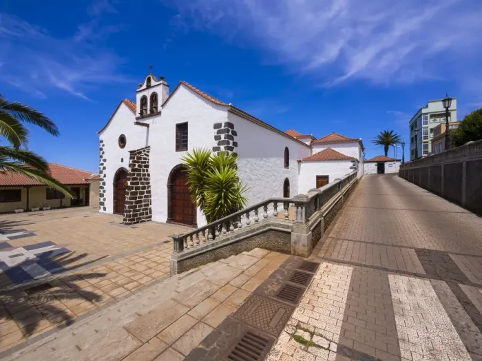 Framed Print : Church of Garafia, Plaza Baltazar Martin, Santo Domingo de Garafia, La Palma, Canary Islands, Spain Framed Print : Church of Garafia, Plaza Baltazar Martin, Santo Domingo de Garafia, La Palma, Canary Islands, Spain