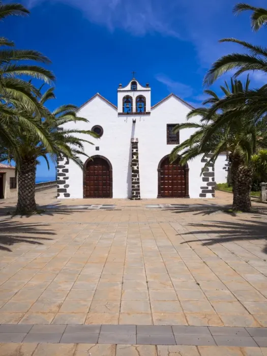 Framed Print : Church of Garafia, Plaza Baltazar Martin, Santo Domingo de Garafia, La Palma, Canary Islands, Spain Framed Print : Church of Garafia, Plaza Baltazar Martin, Santo Domingo de Garafia, La Palma, Canary Islands, Spain