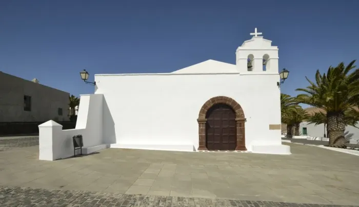 Framed Print : Church Iglesia San Marcial, Femes, Lanzarote, Canary Islands, Spain Framed Print : Church Iglesia San Marcial, Femes, Lanzarote, Canary Islands, Spain