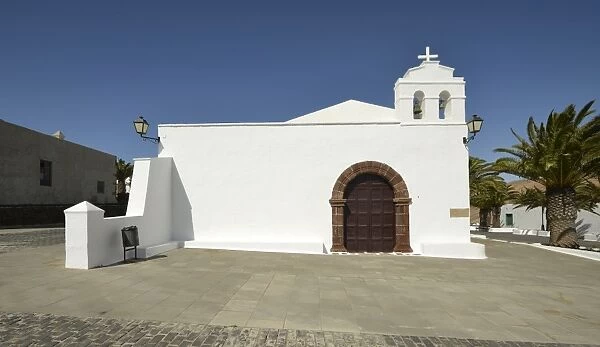 Church Iglesia San Marcial, Femes, Lanzarote, Canary Islands, Spain