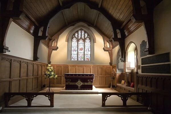 Church interior, Lake District, Cumbria, England