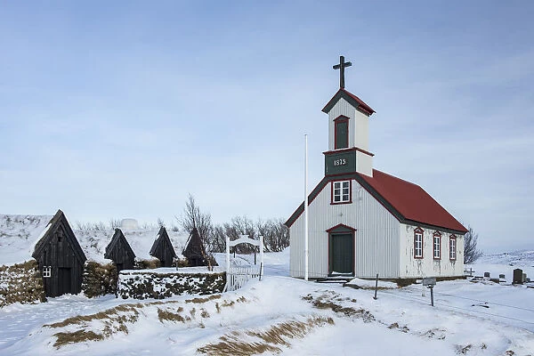 Church at Keldur in Iceland