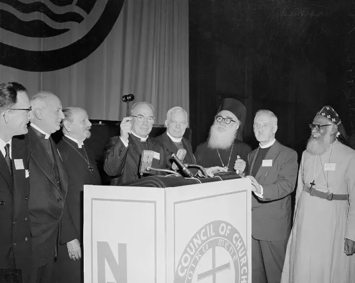 Framed Print : Church Leaders at World Council of Churches Assembly Framed Print : Church Leaders at World Council of Churches Assembly