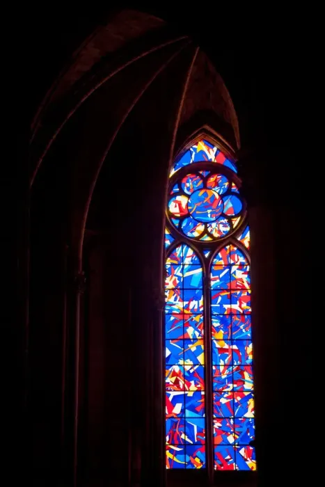 Framed Print : Church painted glass on Notre-Dame de Reims, Reims Cathedral Framed Print : Church painted glass on Notre-Dame de Reims, Reims Cathedral