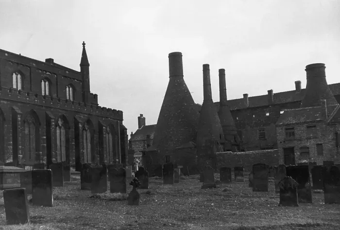 Framed Print : Church And Pottery