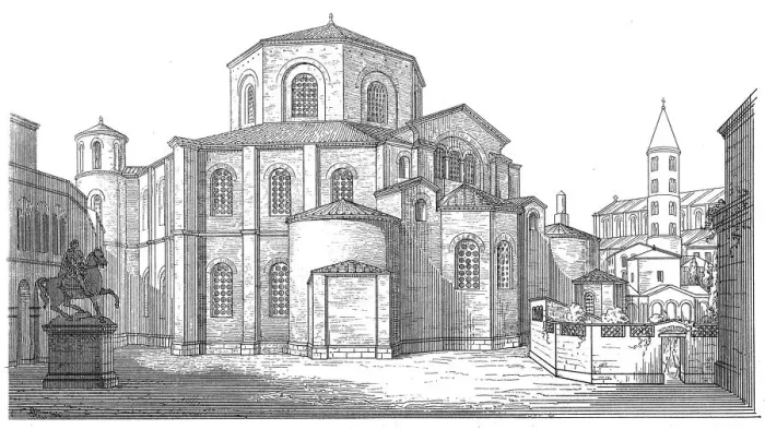 Framed Print : Church of San Vitale in Ravenna Framed Print : Church of San Vitale in Ravenna