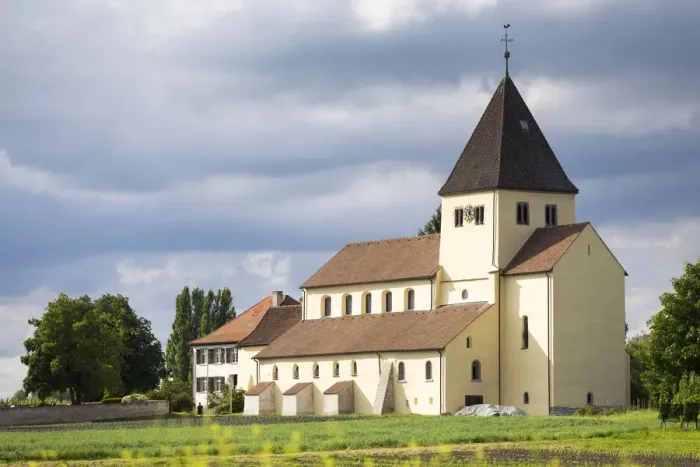 Framed Print : Church of St. George, Oberzell, Reichenau, UNESCO World Cultural Heritage Site, Baden-Wuerttemberg, Germany Framed Print : Church of St. George, Oberzell, Reichenau, UNESCO World Cultural Heritage Site, Baden-Wuerttemberg, Germany