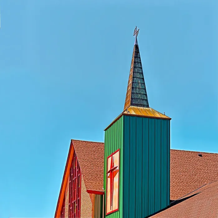 Framed Print : Church and Steeple Framed Print : Church and Steeple