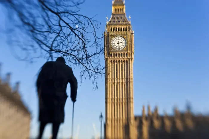 Framed Print : Churchill and Big Ben Framed Print : Churchill and Big Ben
