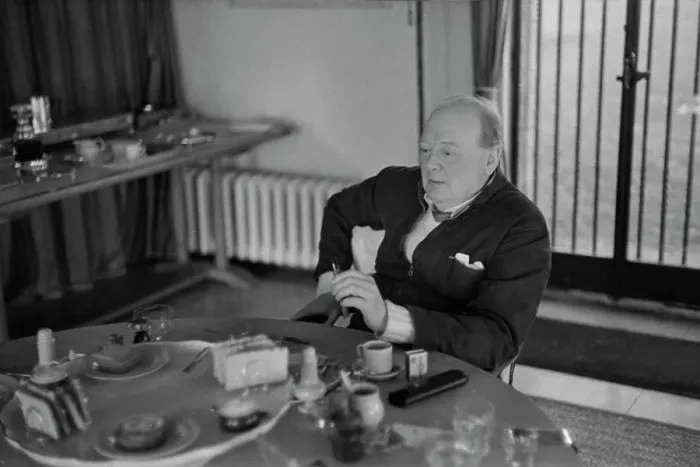 Framed Print : Churchill At Chartwell Framed Print : Churchill At Chartwell