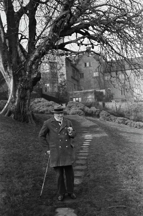 Framed Print : Churchill At Chartwell Framed Print : Churchill At Chartwell