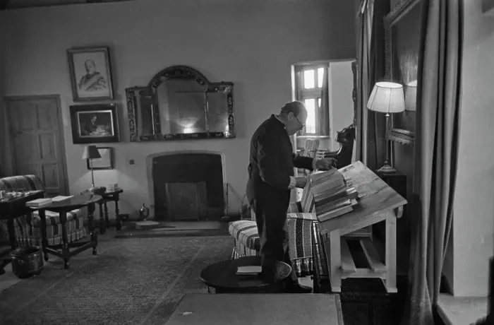 Framed Print : Churchill At Chartwell Framed Print : Churchill At Chartwell