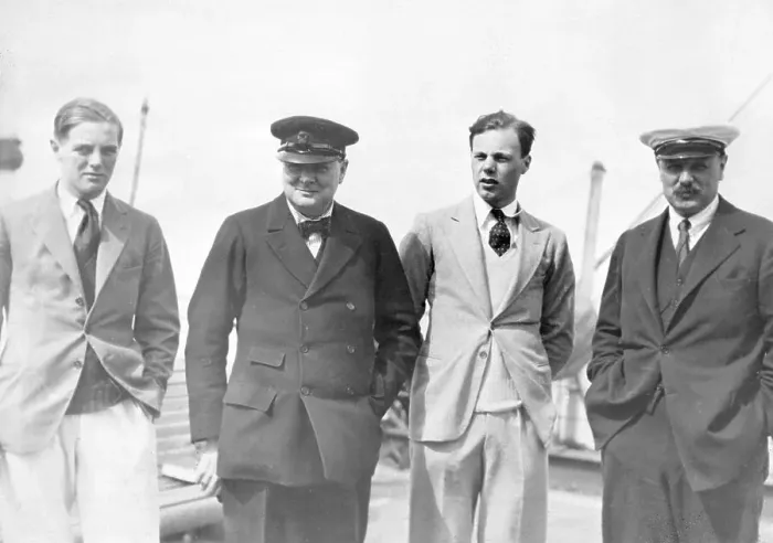 Framed Print : Churchill And Son, Brother, Nephew