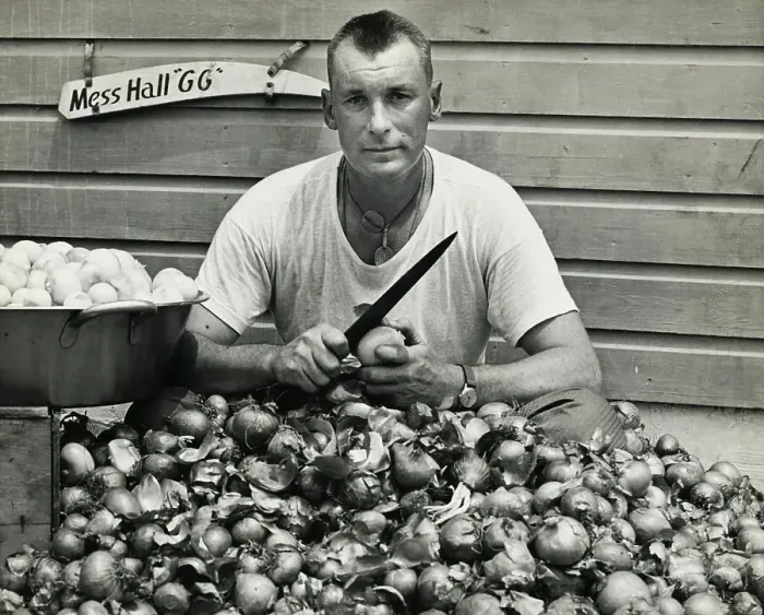 Framed Print : Churchill's Cousin Peeling Onions Framed Print : Churchill's Cousin Peeling Onions