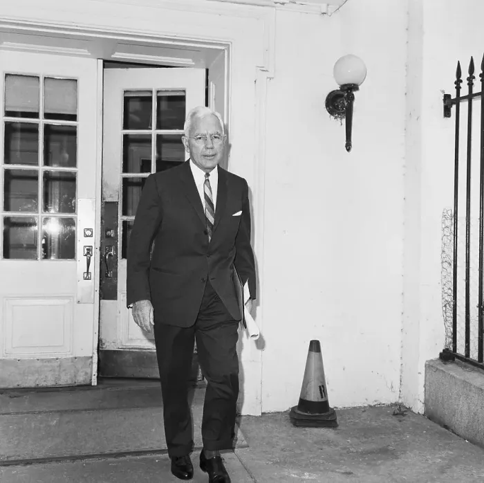 Framed Print : CIA Director John McCone Leaves White House Framed Print : CIA Director John McCone Leaves White House