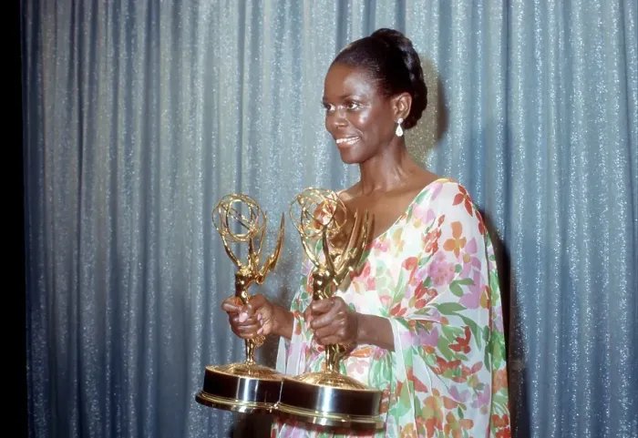 Framed Print : Cicely Tyson With Emmy Awards Framed Print : Cicely Tyson With Emmy Awards