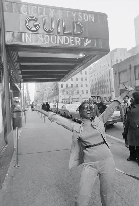 Framed Print : Cicely Tyson Posing Beneath Theater Marquee Framed Print : Cicely Tyson Posing Beneath Theater Marquee