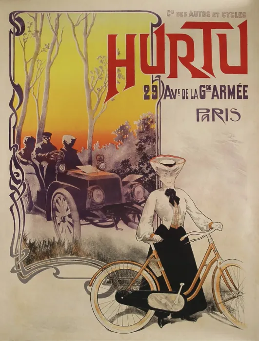 Framed Print : Cie des Autos et Cycles Hurtu Framed Print : Cie des Autos et Cycles Hurtu