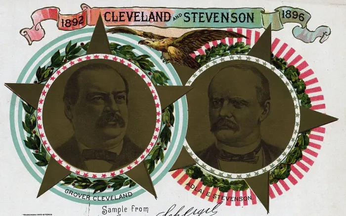 Framed Print : Cigar Box Label, Cleveland & Stevenson Framed Print : Cigar Box Label, Cleveland & Stevenson