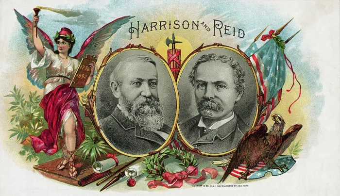 Framed Print : Cigar Box Label Of Harrison & Reid Framed Print : Cigar Box Label Of Harrison & Reid