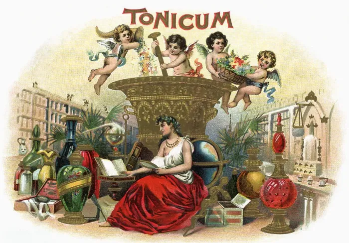 Framed Print : Cigar Box Label For Tonicum Cigars