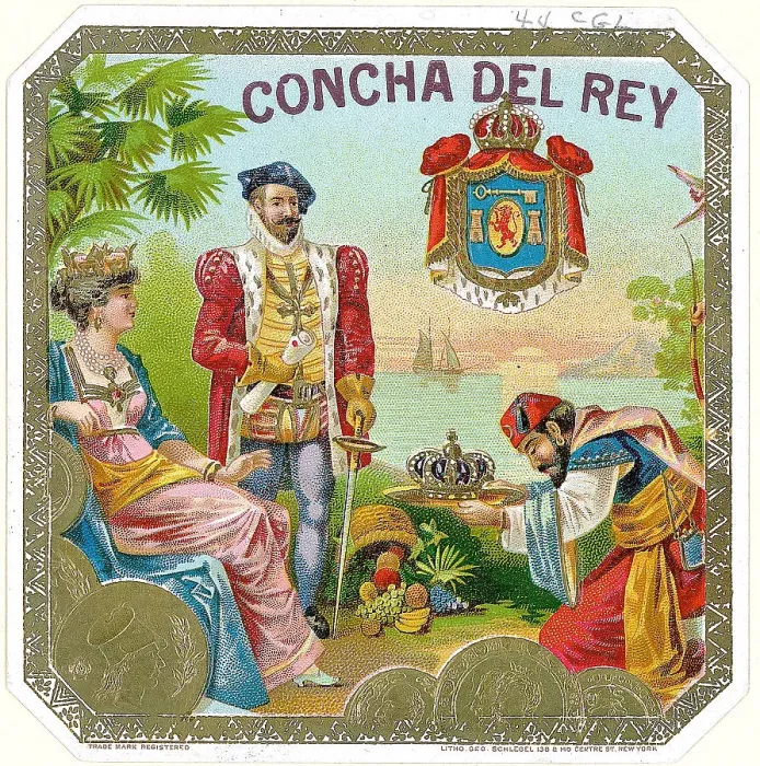 Framed Print : Cigar Label From Concha Del Rey Framed Print : Cigar Label From Concha Del Rey