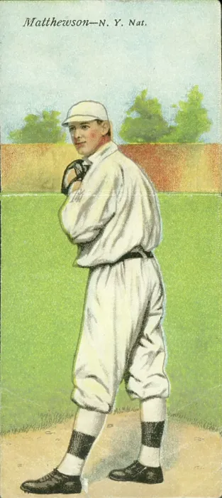 Framed Print : Cigarette Card Of Christy Mathewson Framed Print : Cigarette Card Of Christy Mathewson