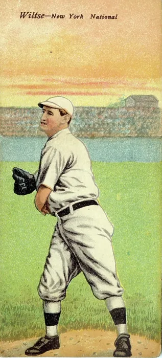 Framed Print : Cigarette Card Of Hooks Wiltse Framed Print : Cigarette Card Of Hooks Wiltse