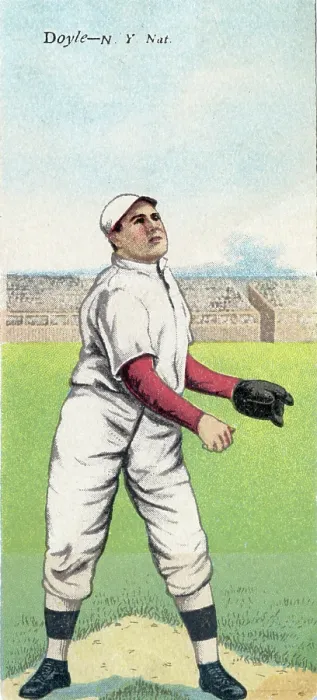 Framed Print : Cigarette Card Of Larry Doyle Framed Print : Cigarette Card Of Larry Doyle