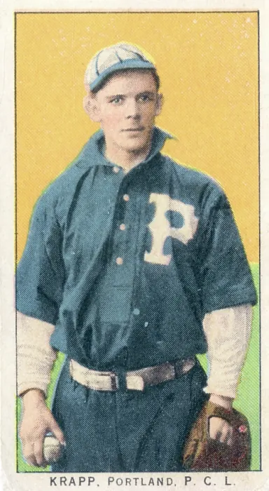 Framed Print : Cigarette Card Of Portland's Gene Krapp Framed Print : Cigarette Card Of Portland's Gene Krapp