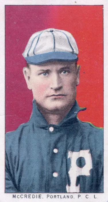 Framed Print : Cigarette Card Of Portland's Walt McCreedie Framed Print : Cigarette Card Of Portland's Walt McCreedie