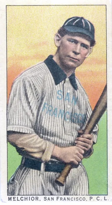 Framed Print : Cigarette Card Of San Francisco's Harry Melchior Framed Print : Cigarette Card Of San Francisco's Harry Melchior