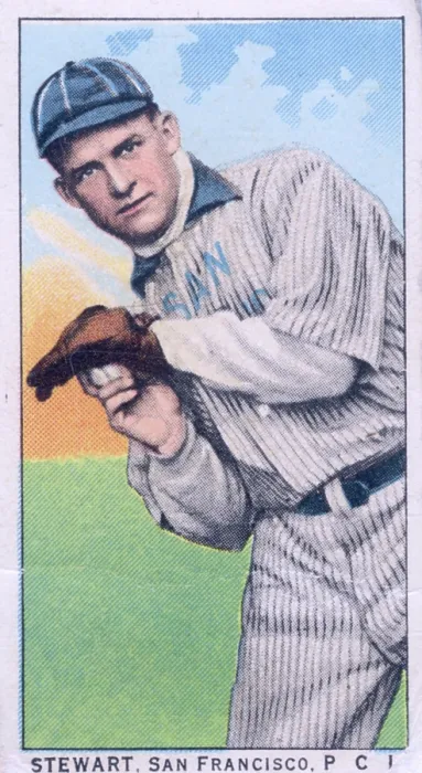 Framed Print : Cigarette Card Of San Francisco's Stewart Framed Print : Cigarette Card Of San Francisco's Stewart