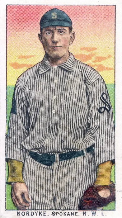 Framed Print : Cigarette Card Of Spokane's Lou Nordyke Framed Print : Cigarette Card Of Spokane's Lou Nordyke
