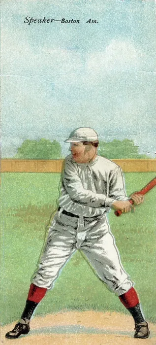 Framed Print : Cigarette Card Of Tris Speaker Framed Print : Cigarette Card Of Tris Speaker