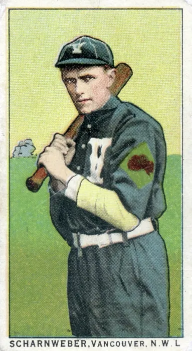 Framed Print : Cigarette Card Of Vancouver's Harry Scharnweber Framed Print : Cigarette Card Of Vancouver's Harry Scharnweber