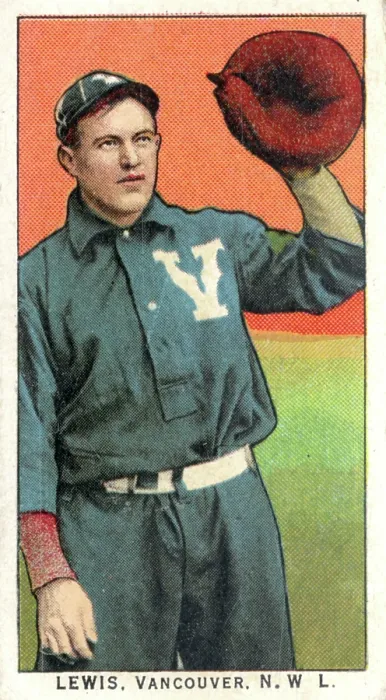 Framed Print : Cigarette Card Of Vancouver's Lewis Framed Print : Cigarette Card Of Vancouver's Lewis