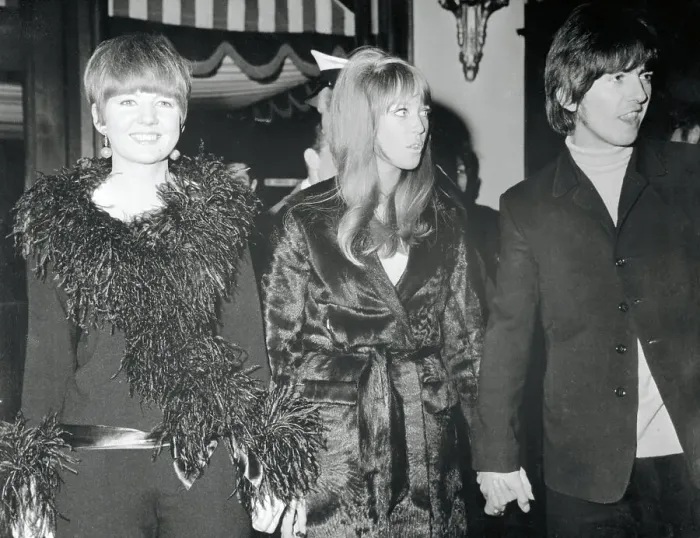 Framed Print : Cilla Black, Patti Boyd Harrison, and George Harrison Framed Print : Cilla Black, Patti Boyd Harrison, and George Harrison