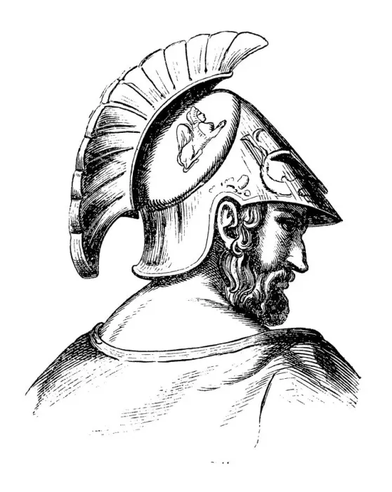 Framed Print : Cimon (c. 510 BC-449 BC), Athenian politician Framed Print : Cimon (c. 510 BC-449 BC), Athenian politician